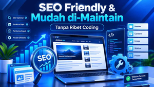 SEO friendly dan mudah dimaintain tanpa ribet coding  | Jendral888