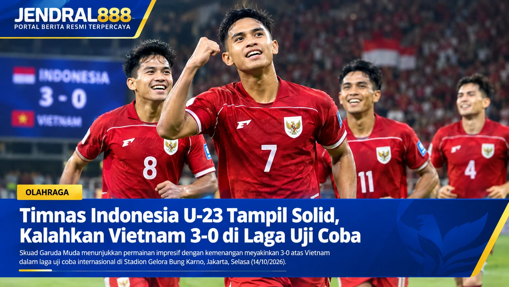 Timnas Indonesia Juara FIFA ASEAN Cup 2026, Kini Bidik Piala Asia